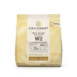 Chocolate Blanco Belga Callebaut, de excelente calidad, ideal para bombones o coberturas