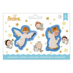 Set cortadores galletas de Angeles alados para reposteria