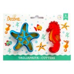 Set cortadores galletas de Animales Marinos para reposteria