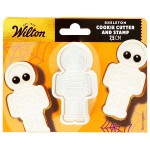 Cortador Galletas con marcador de Esqueleto de Halloween